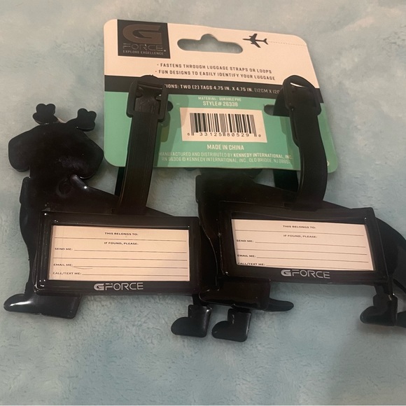 Dachshund luggage tags Winter design - Picture 4 of 6